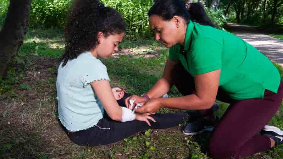 What is the difference between paediatric first aid and first aid at work?